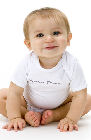 White baby suit